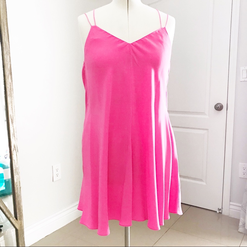 AMANDA UPRICHARD 100% Silk Slip Dress